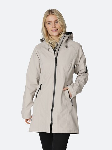 ILSE JACOBSEN Raincoat in Grey: front