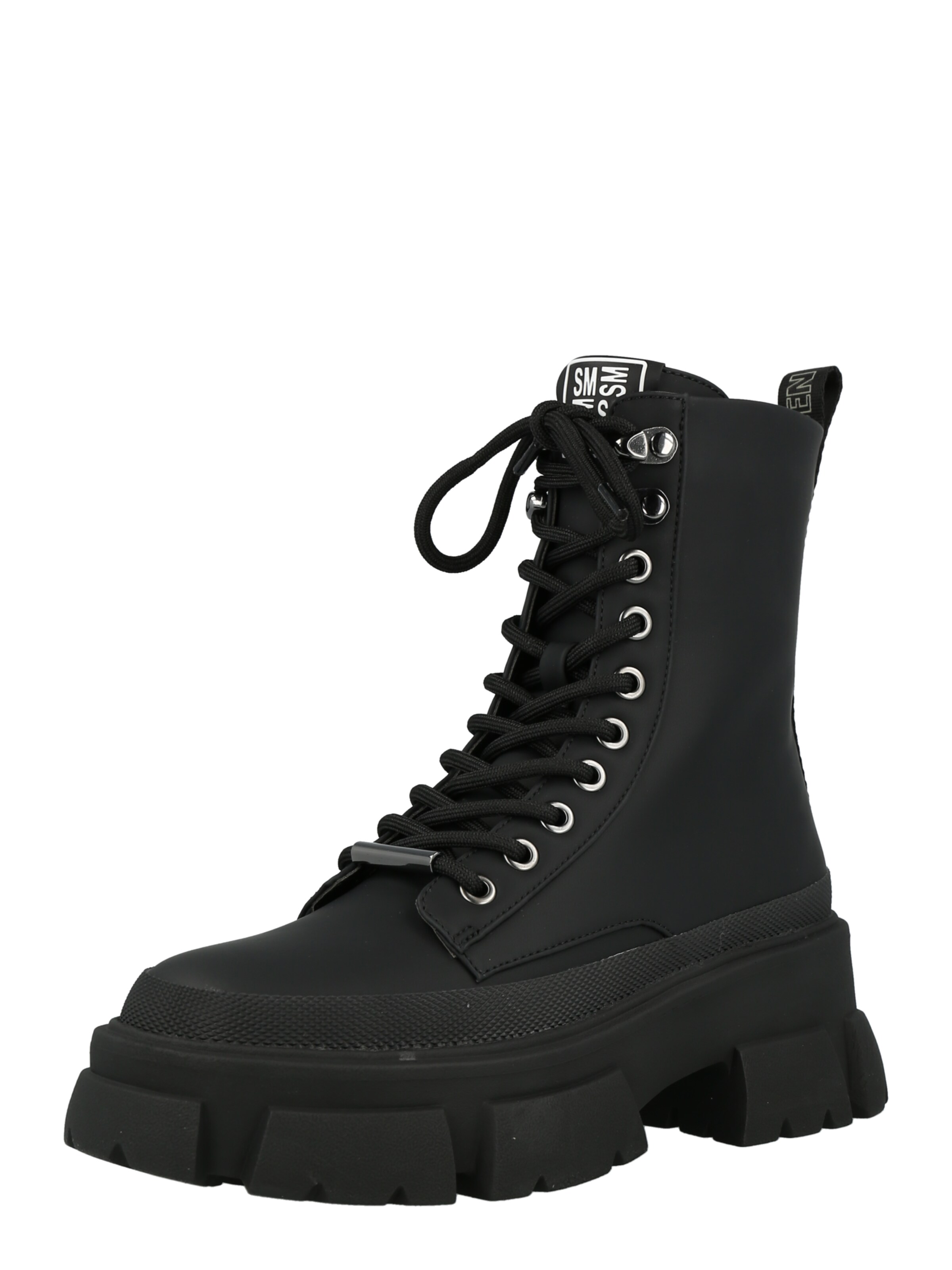 STEVE MADDEN Veterlaarsjes 'Forecast' in Zwart: voorkant