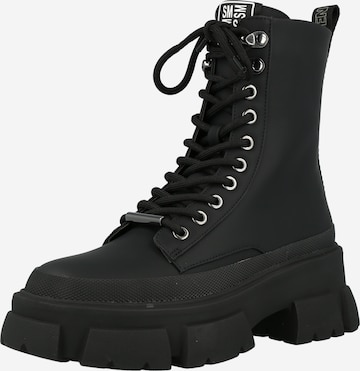 STEVE MADDEN - Botines con cordones 'Forecast' en negro: frente