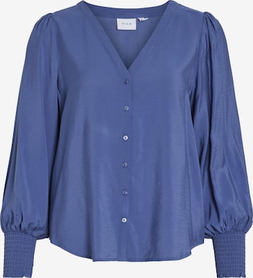 VILA Bluse in Blau: Vorderseite
