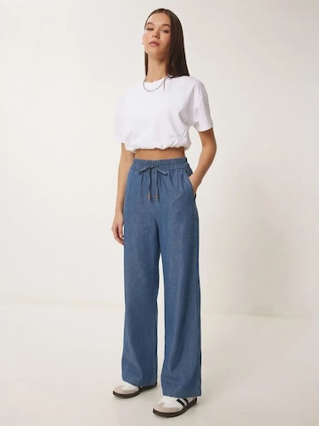Wide Leg Pantalon Happiness İstanbul en bleu