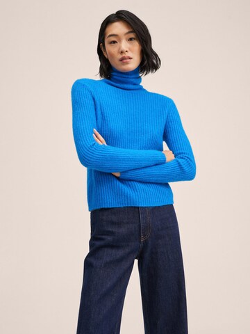 MANGO Sweater 'Canoli' in Blue: front