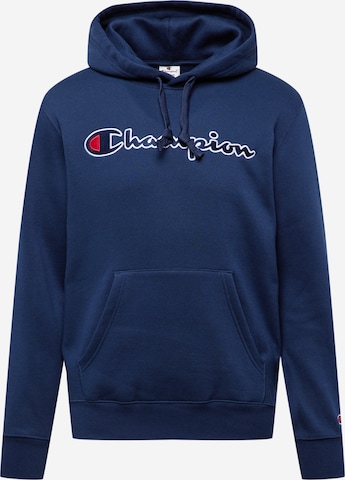 Champion Authentic Athletic Apparel Sweatshirt in Blue: front