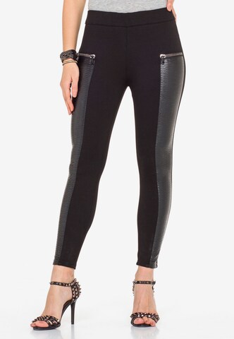 CIPO & BAXX Slim fit Leggings in Black