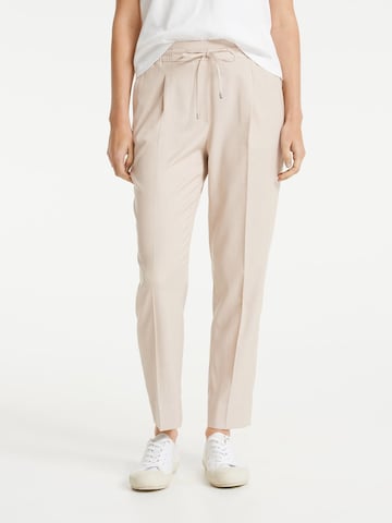 OPUS Regular Pantalon 'Melosa' in Beige: voorkant