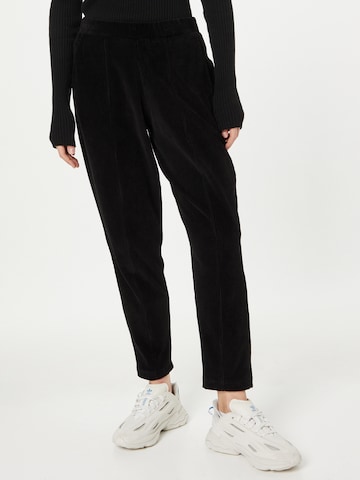 LOVJOI Regular Trousers 'THILDA' in Black: front