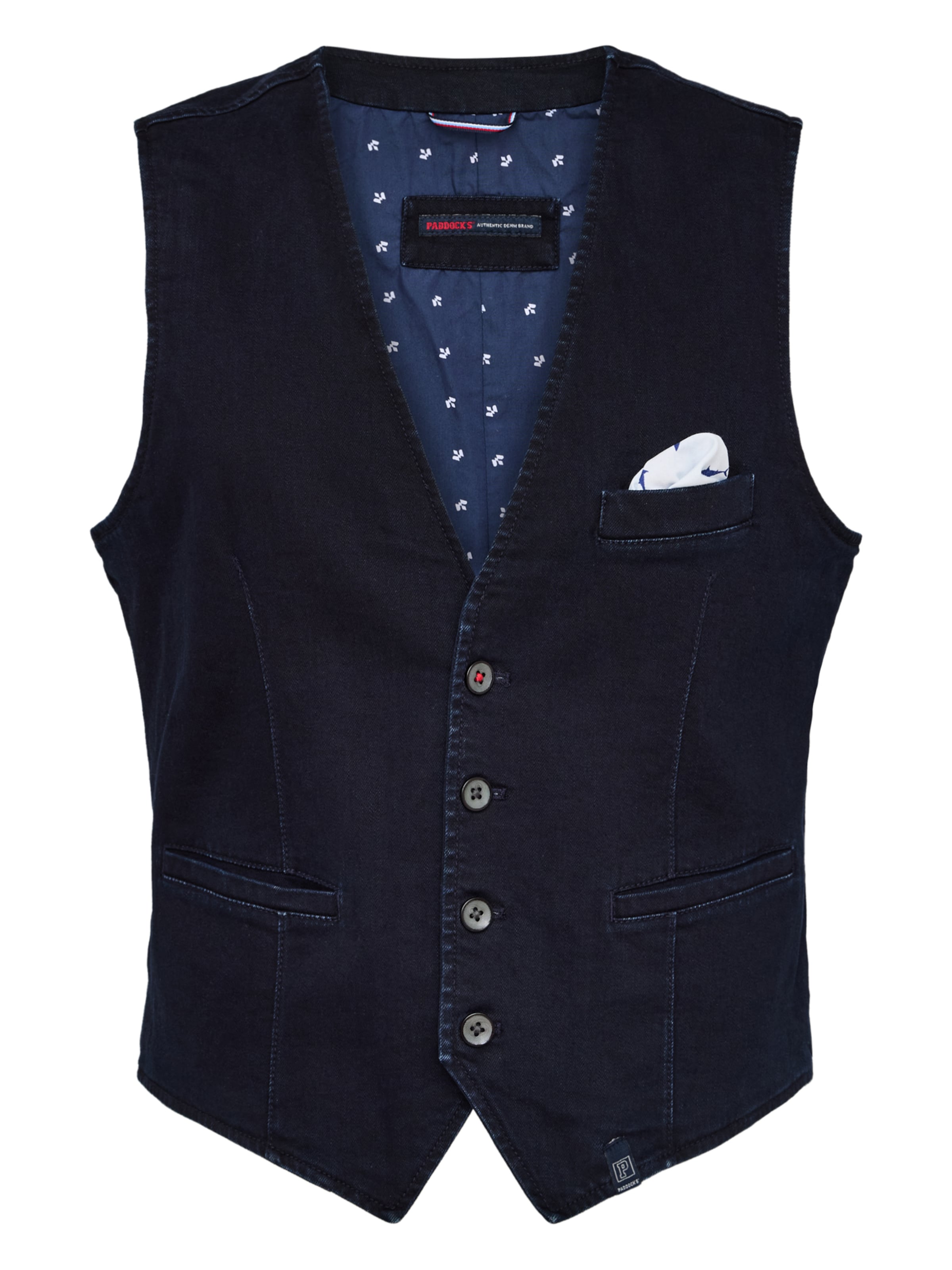 PADDOCKS Weste in Blau: Vorderseite