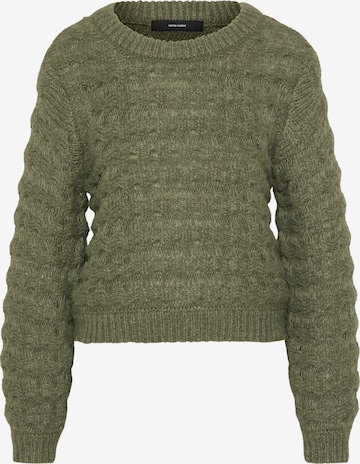 Pull-over 'VMLAURYN' Vero Moda Petite en vert : devant