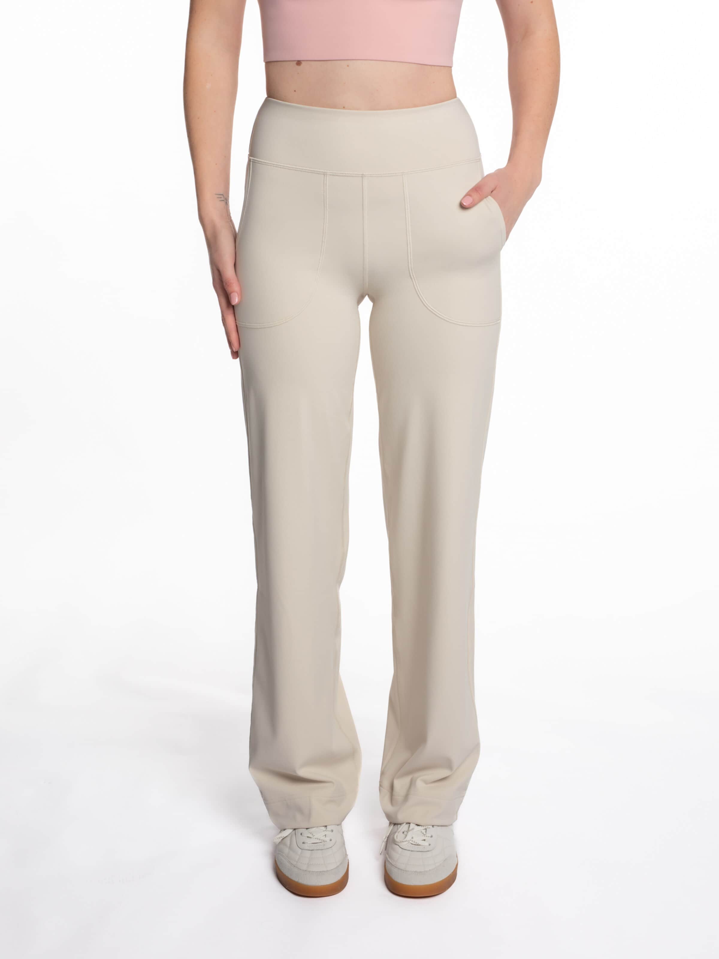 mymotus Sportovní kalhoty 'Damen Sporthose , myotus® ladies jazzpant YW101' – bílá: přední strana