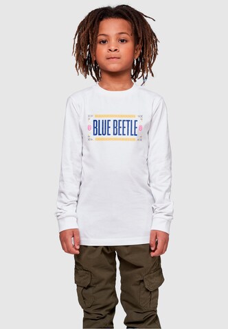 ABSOLUTE CULT Shirt 'Blue Beetle' in Weiß: predná strana