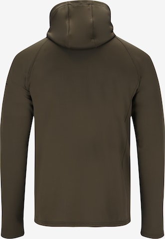 ENDURANCE Athletic Zip-Up Hoodie 'Almatt' in Green