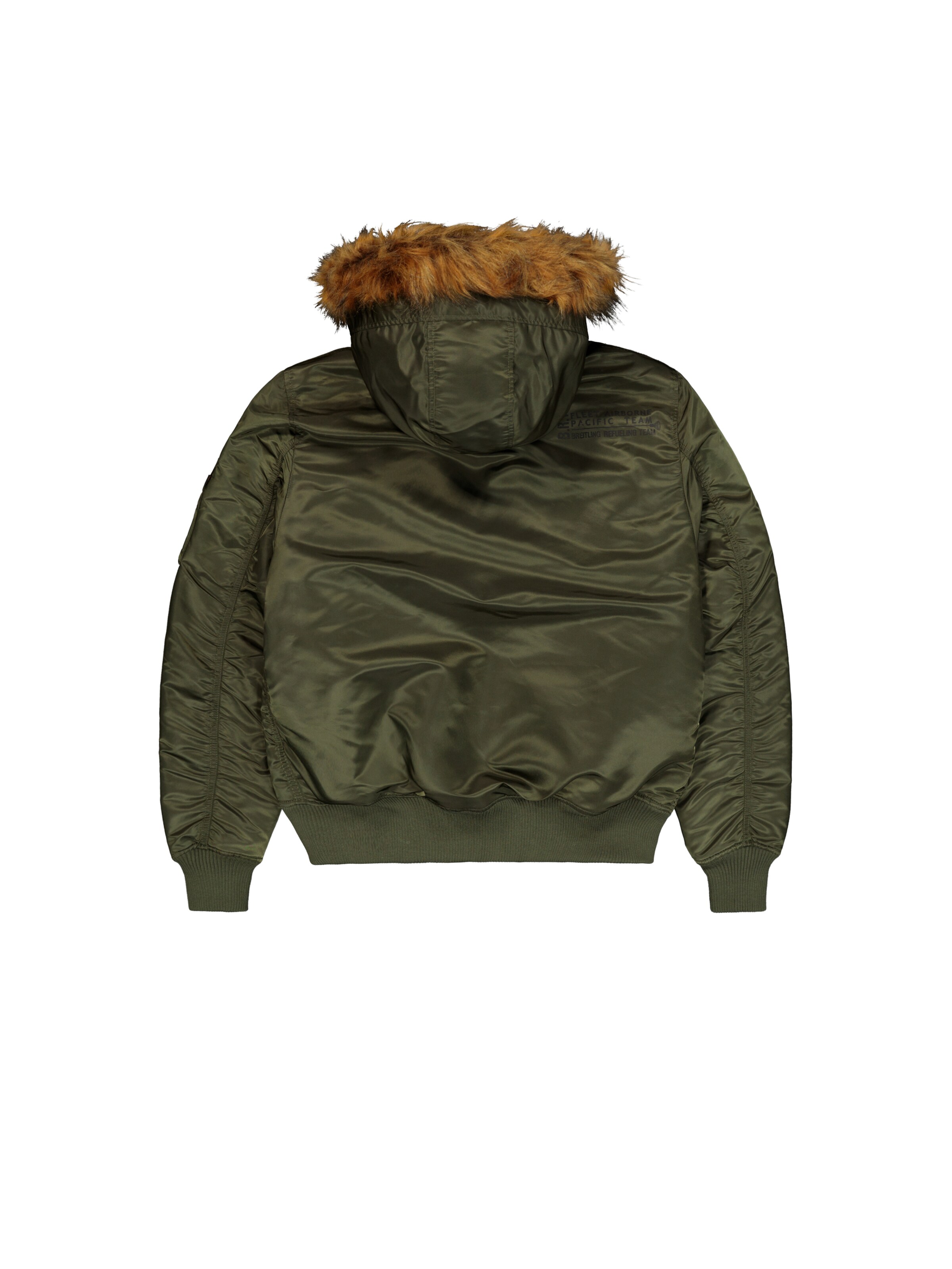 ALPHA INDUSTRIES Between-Season Jacket 'Deflector' in Green: back
