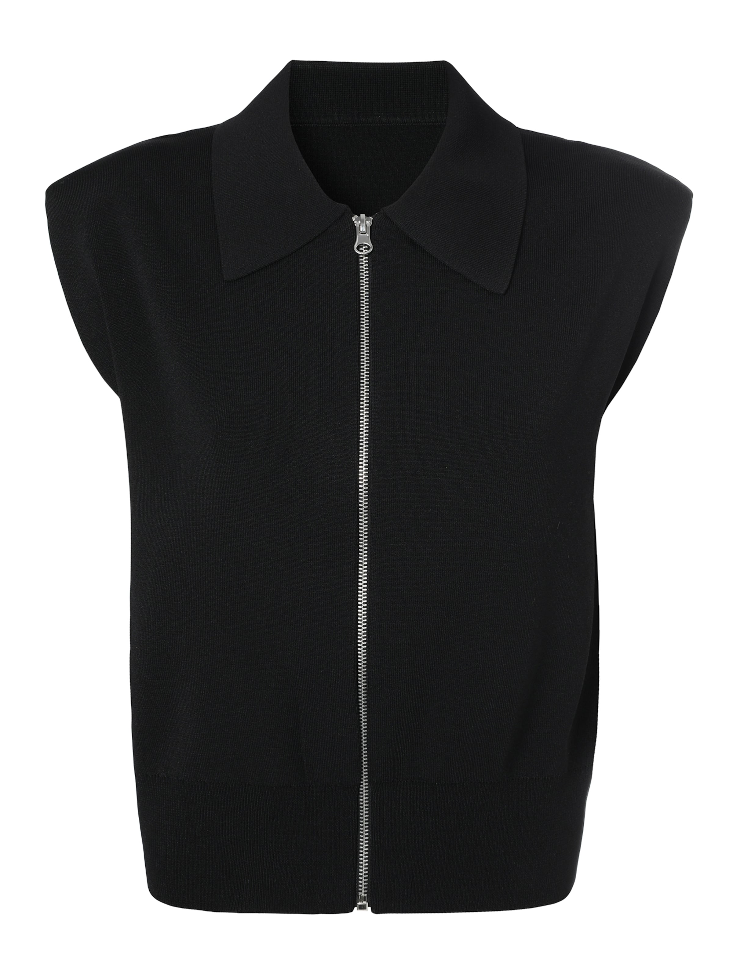 Gilet in maglia 'Lasi' di TATUUM in nero: frontale