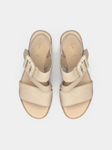 GABOR Sandály – béžová