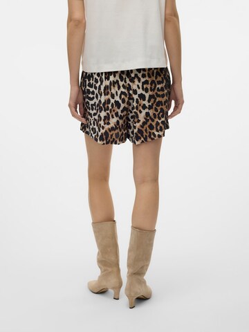 VERO MODA Wide leg Bandplooibroek 'VMJOSIE' in Gemengde kleuren