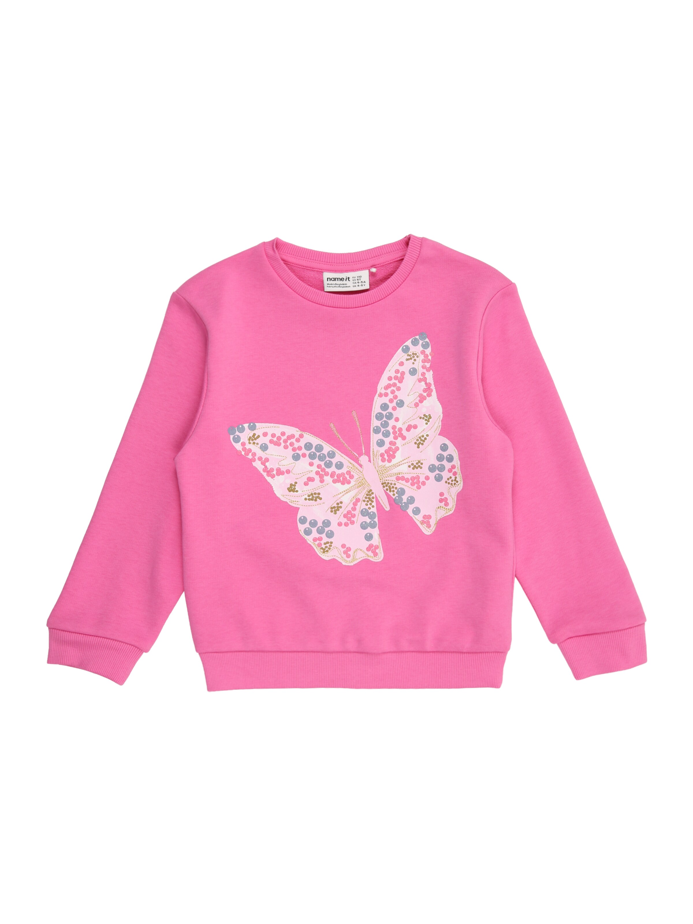 NAME IT Tréning póló 'NMFDARITA' - rózsaszín: elől