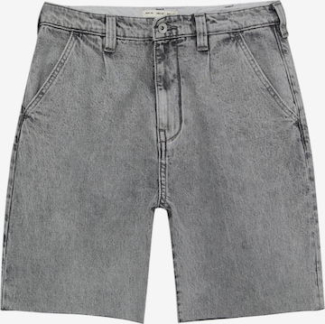 Pull&Bear Jeans med lægfolder i grå: forside