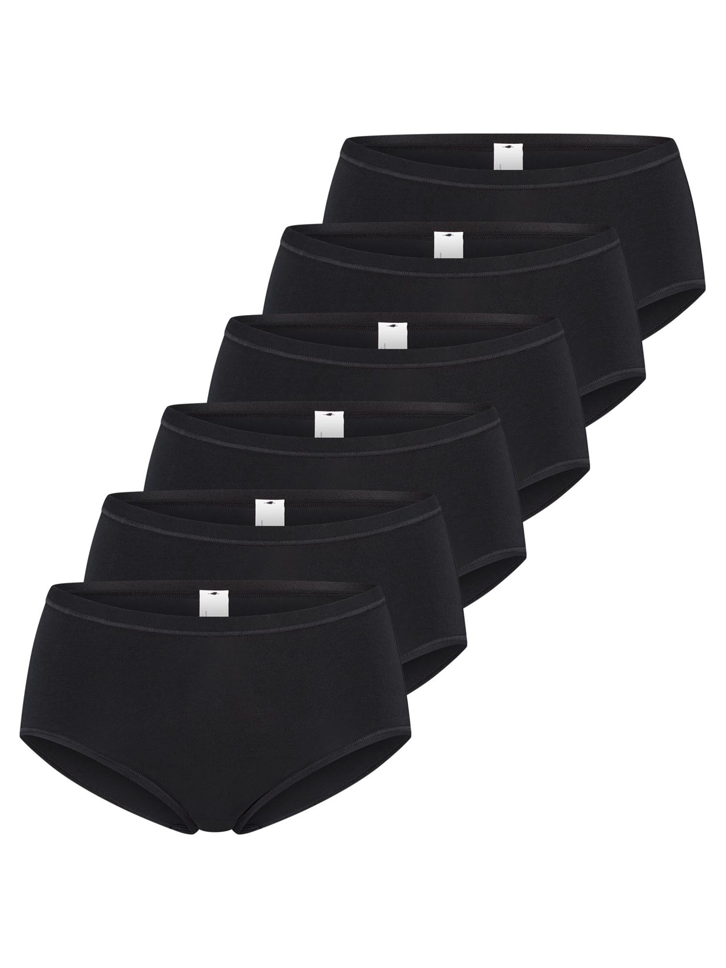 SLOGGI Boyshorts 'GO Daily Cotton' in Black: front