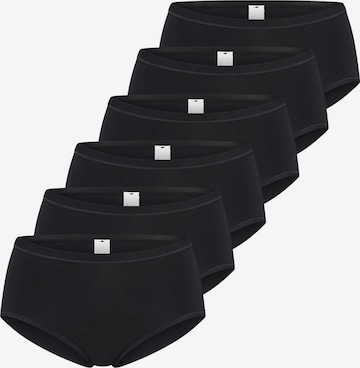 SLOGGI Panty 'GO Daily Cotton' in Schwarz: Vorderseite