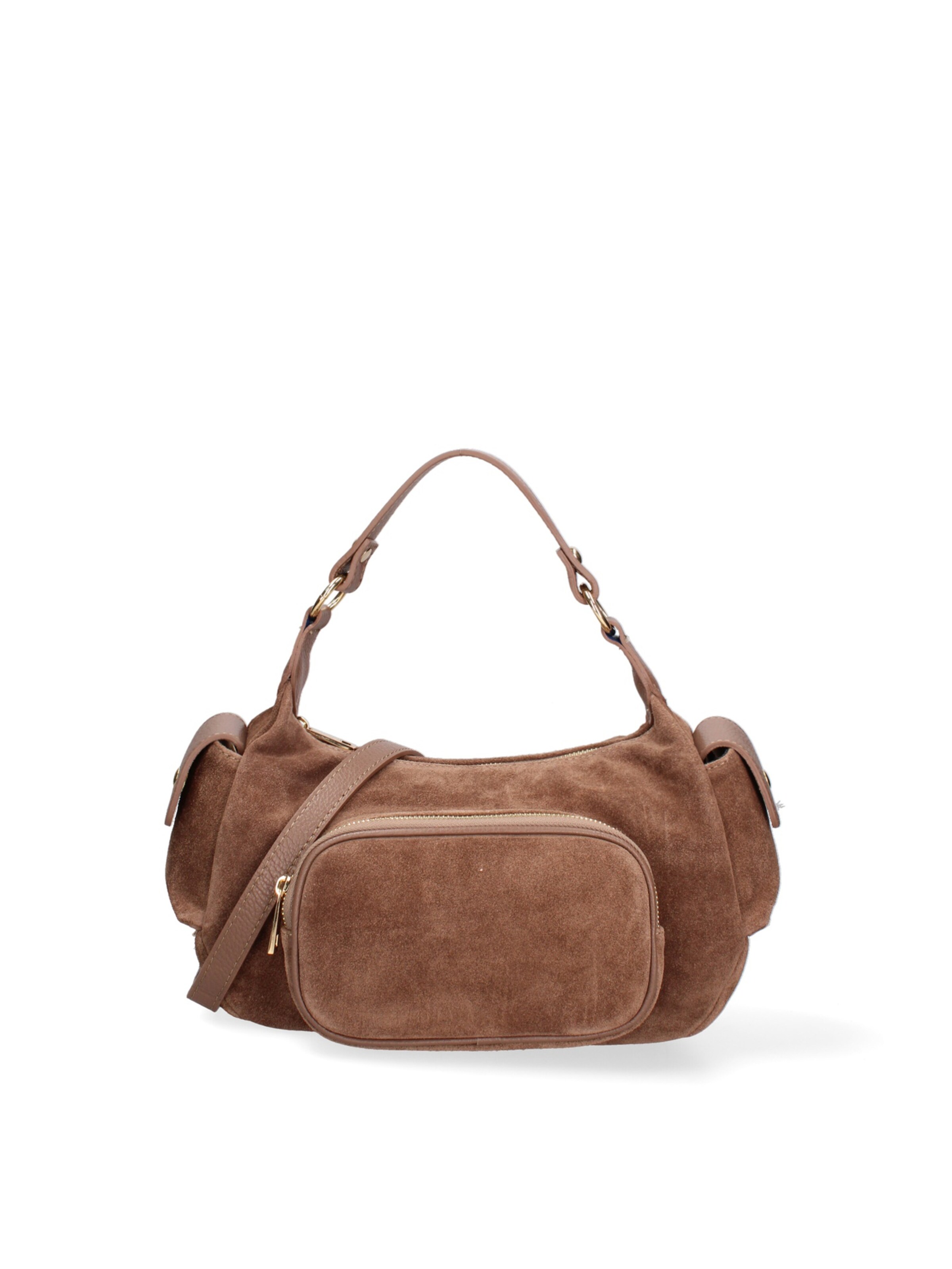Gave Lux Shoulder Bag in Beige: front