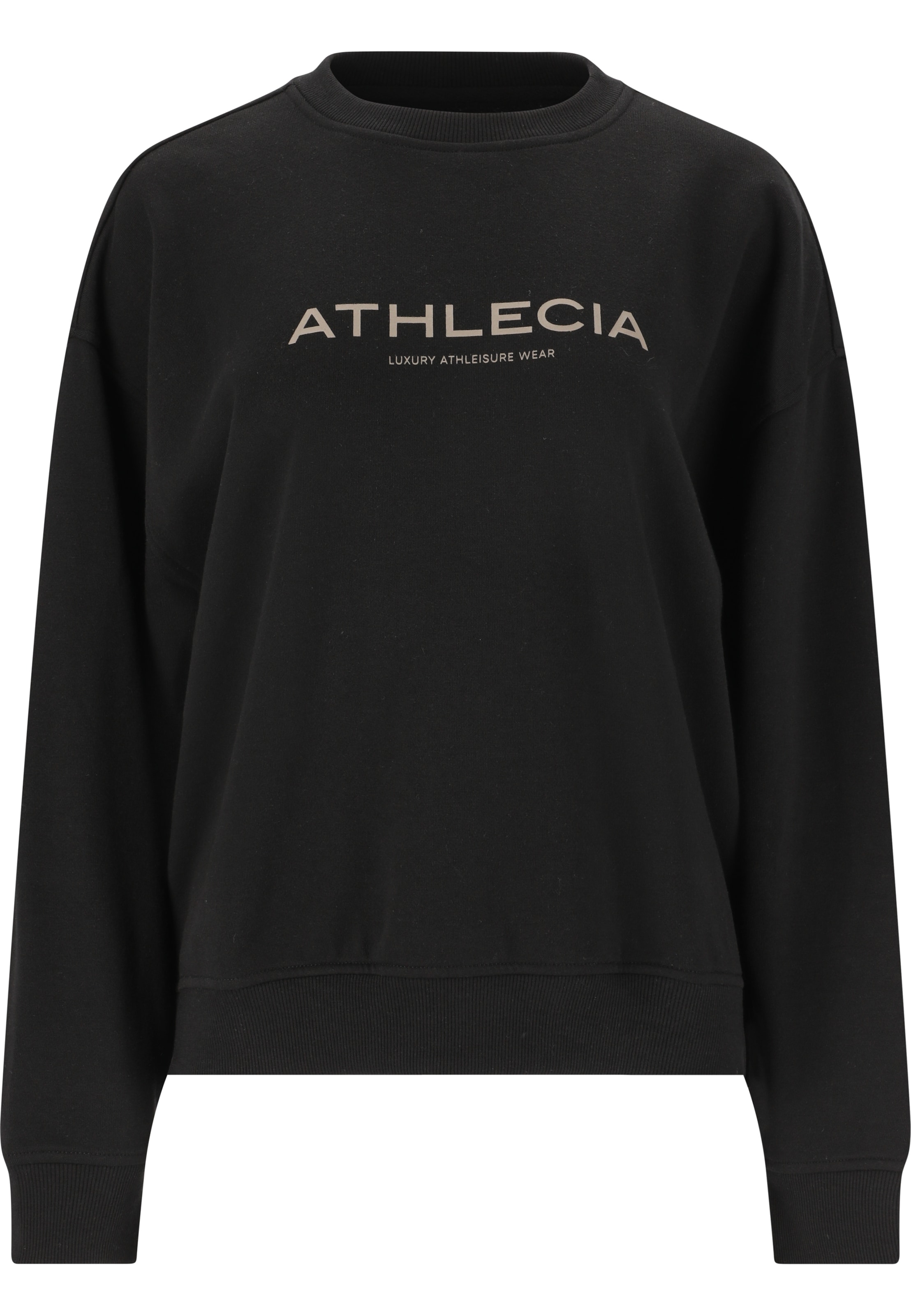 Athlecia Sweatshirt 'Atkins' in Black: front