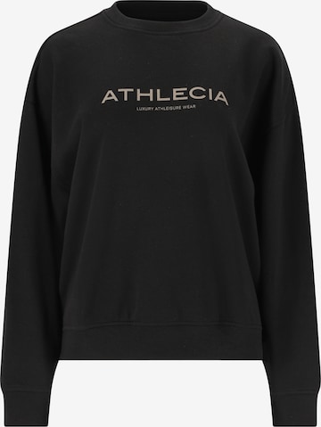 Athlecia Sweatshirt 'Atkins' in Zwart: voorkant