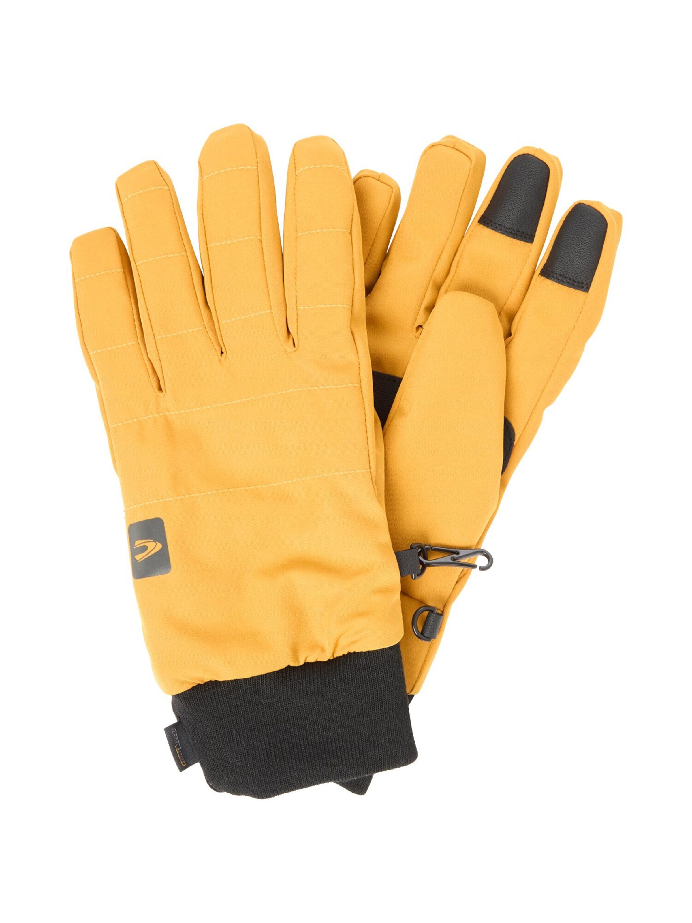 CAMEL ACTIVE Full Finger Gloves in Yellow: front