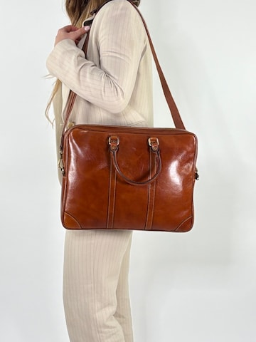 lePelou Aktenkoffer 'EMILIO' in Braun