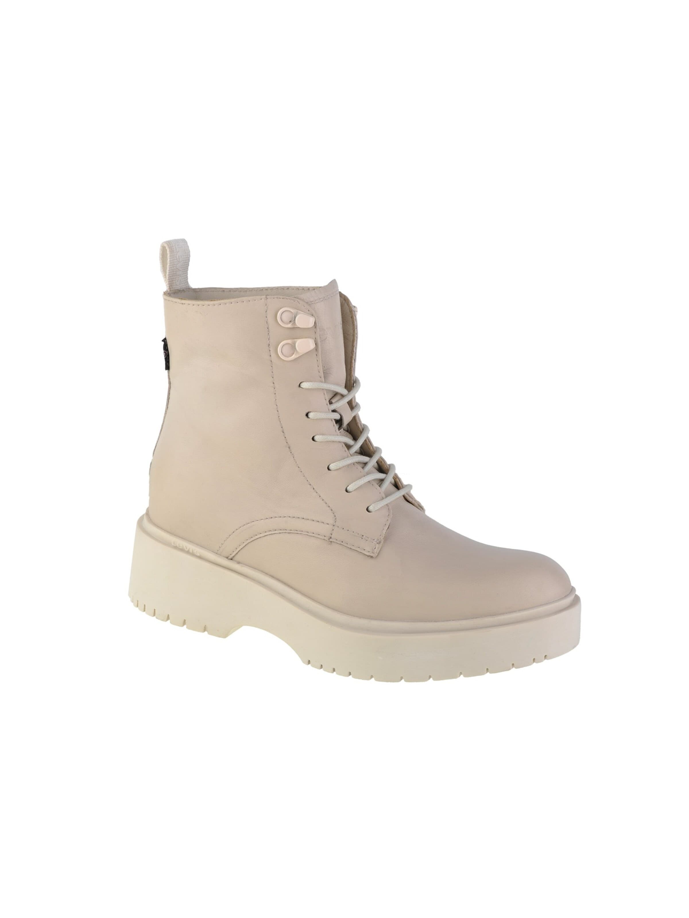 LEVI'S ® Veterlaarsjes 'Bria' in Wit: voorkant