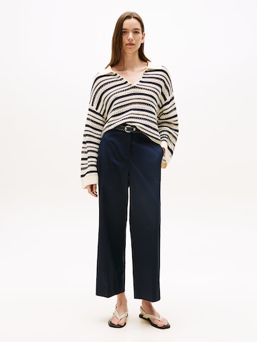 TOMMY HILFIGER Wide leg Trousers in Blue
