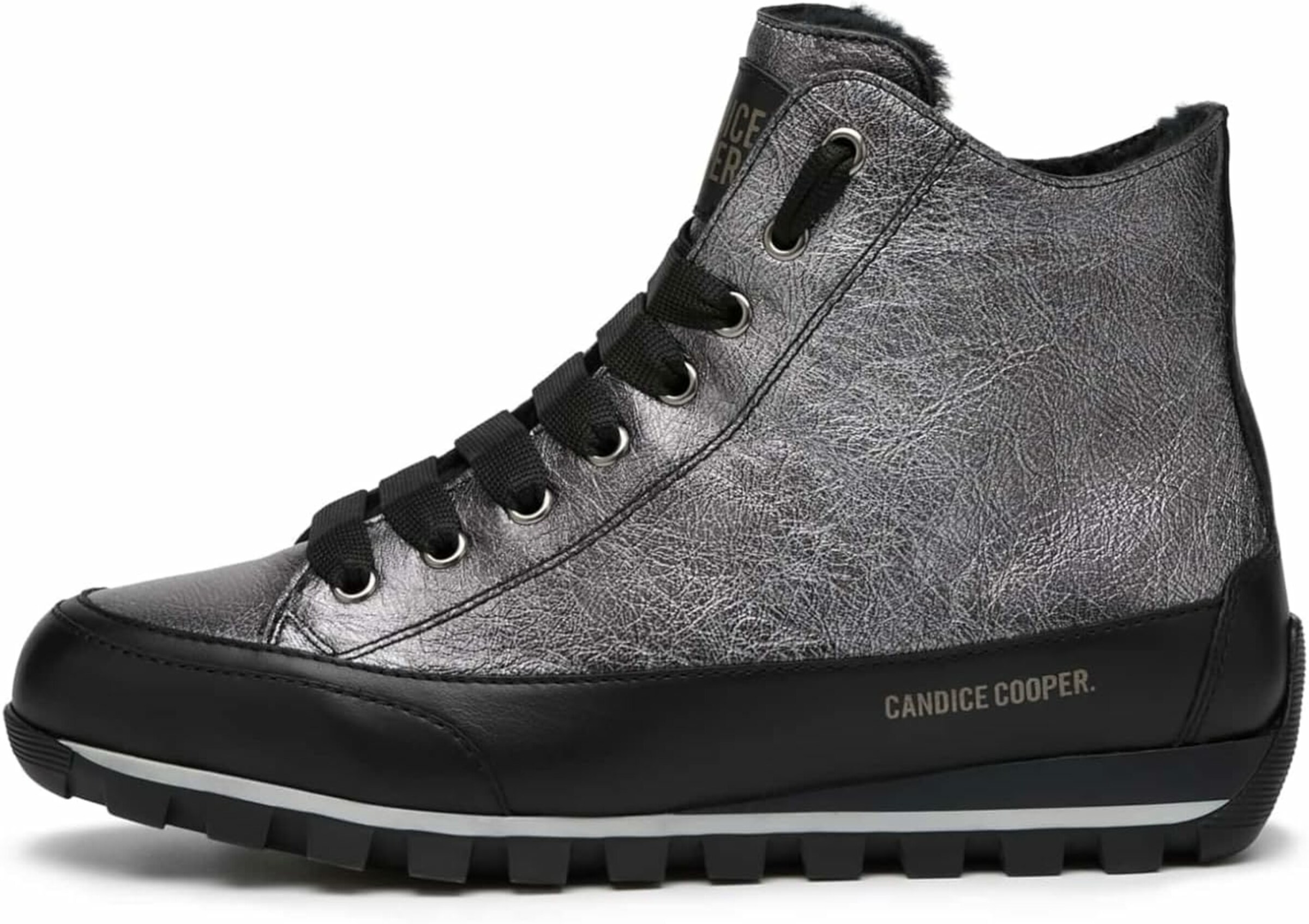 NATURINO Sneakers hoog in Zwart