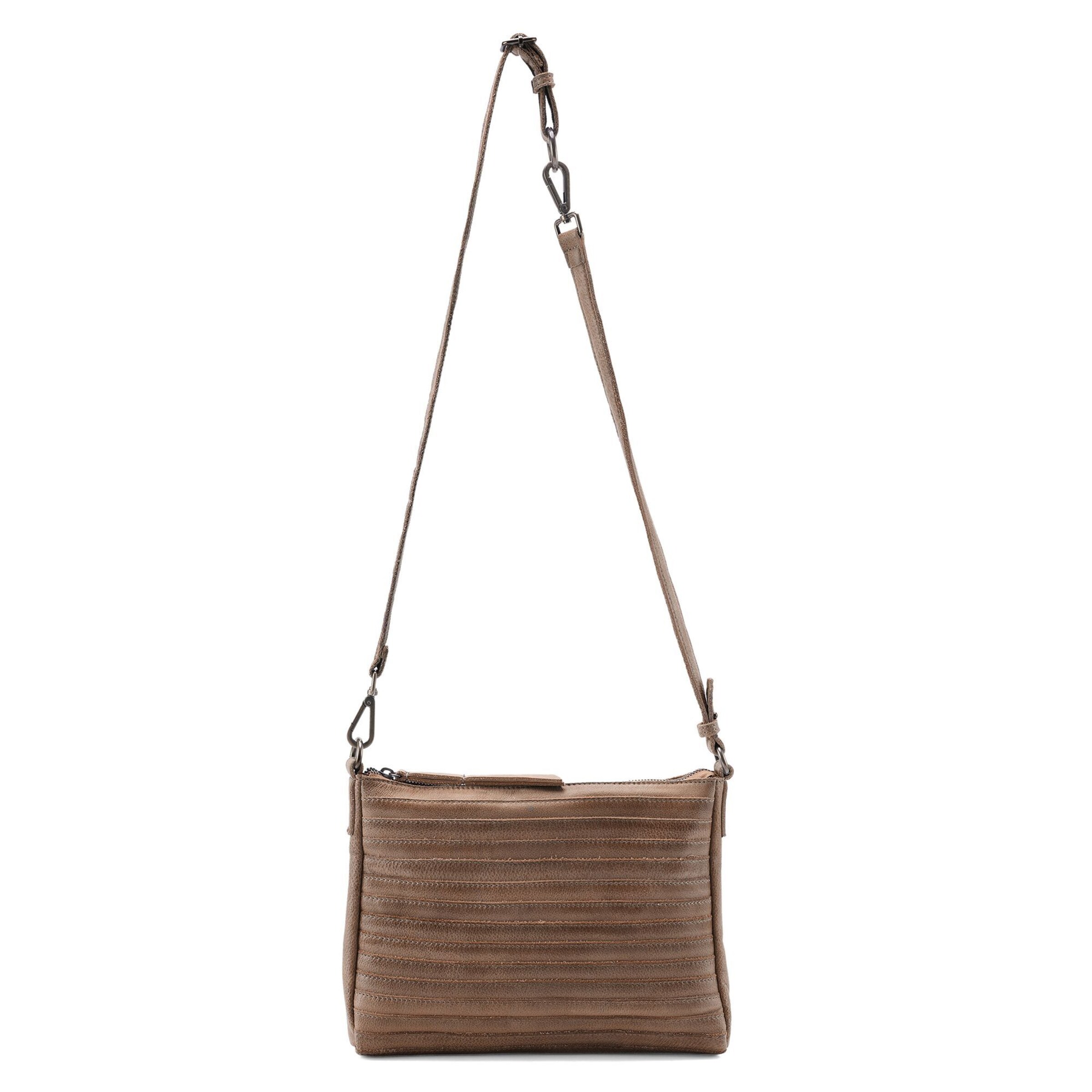 FREDsBRUDER Crossbody bag 'Layer ' in Brown: front