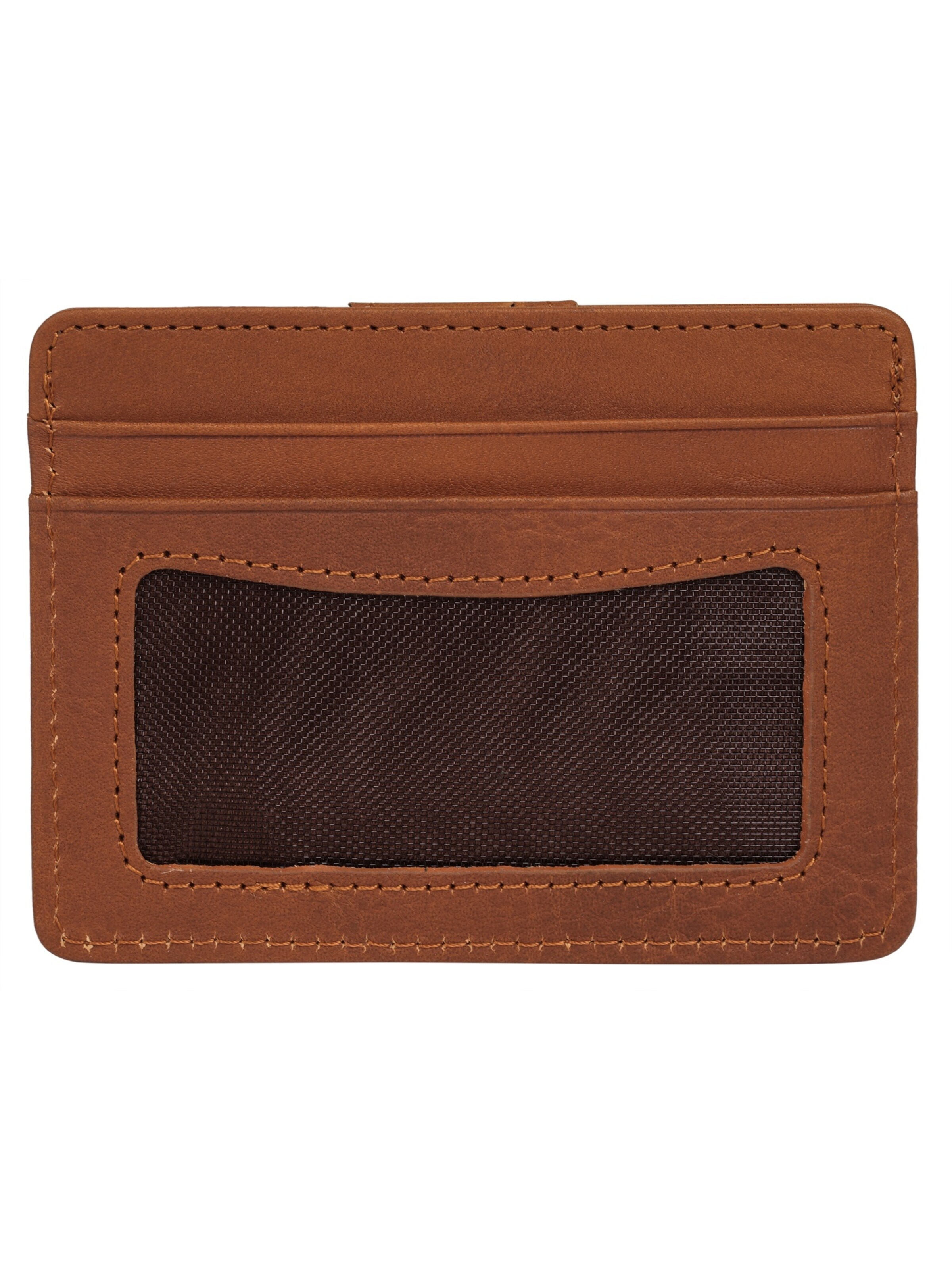 Porte-monnaies piké en marron