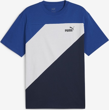 T-Shirt fonctionnel 'Power' PUMA en bleu : devant