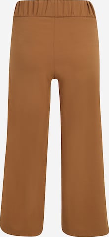 JDY Petite Regular Pleat-Front Pants 'GEGGO' in Brown