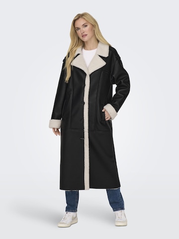 Manteau mi-saison 'VIVA' ONLY en noir