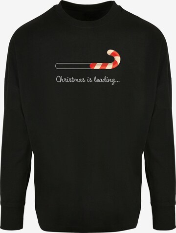 T-Shirt 'Christmas Loading' Merchcode en noir : devant