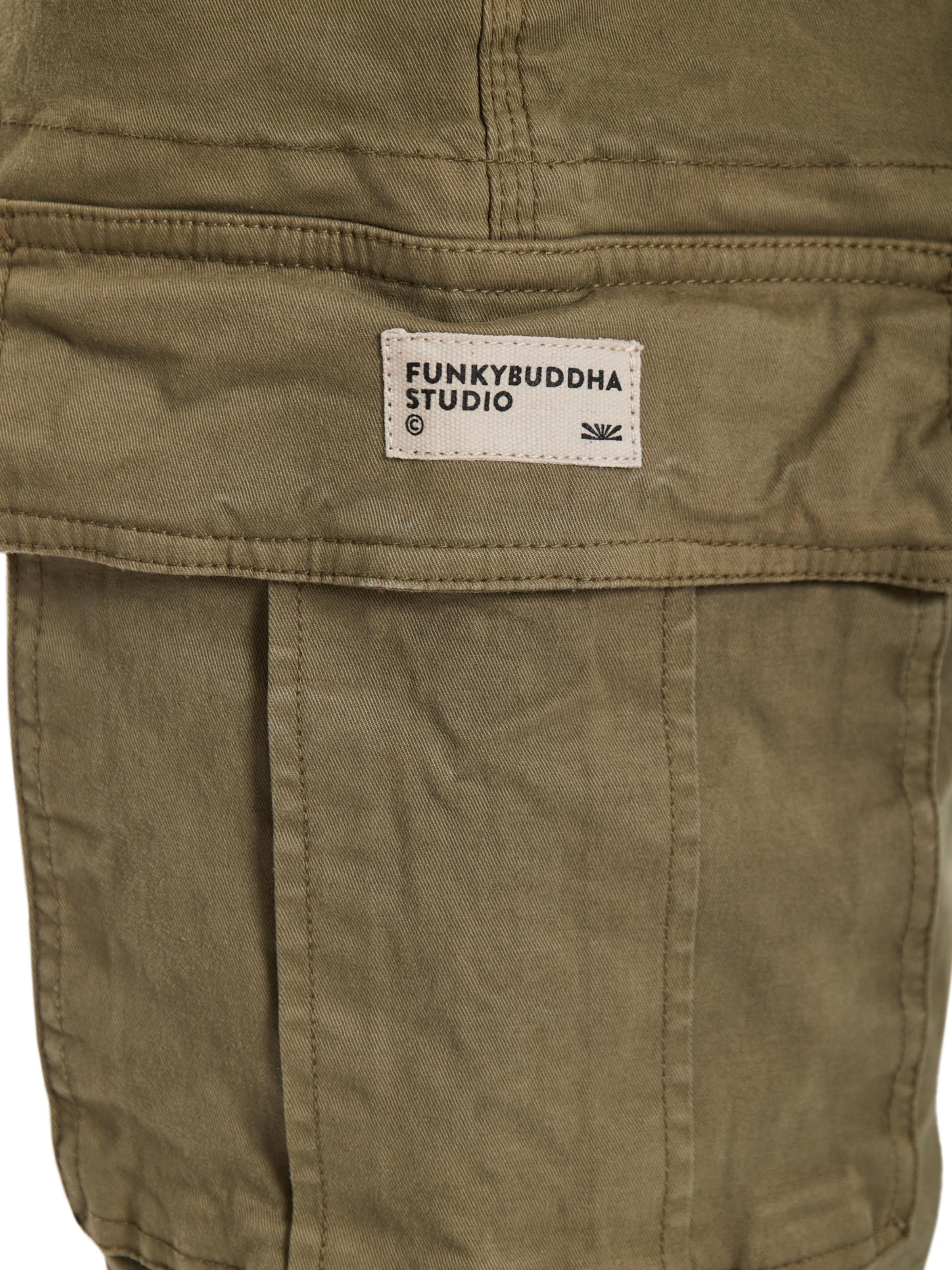 Funky Buddha Regular Карго панталон в зелено