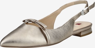 Ballerina con cinturino di Högl in oro: frontale