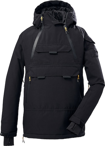 KILLTEC Outdoor jacket in Black: front