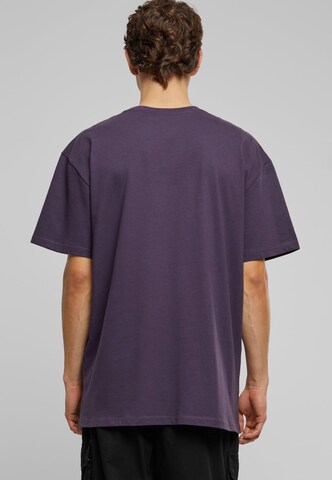 T-Shirt 'F*ke L*ve' MT Upscale en violet