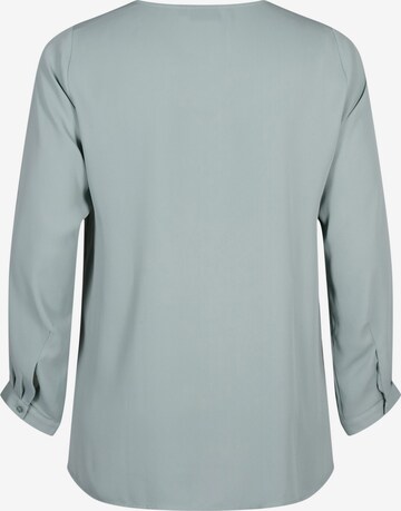 Zizzi Blouse 'Seli' in Groen