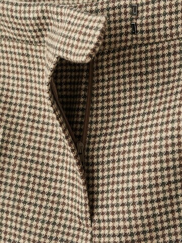 Wide Leg Pantalon à plis 'Gina' MANGO en marron