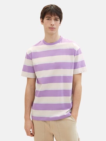 TOM TAILOR DENIM Koszulka w kolorze fioletowy