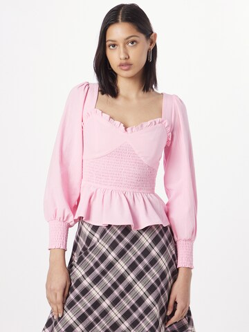 Camicia da donna di Olivia Rubin in rosa: frontale