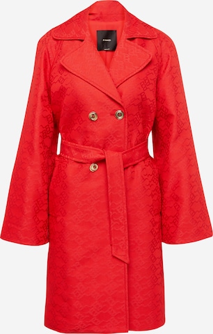 PINKO Демисезонное пальто в Красный: спереди