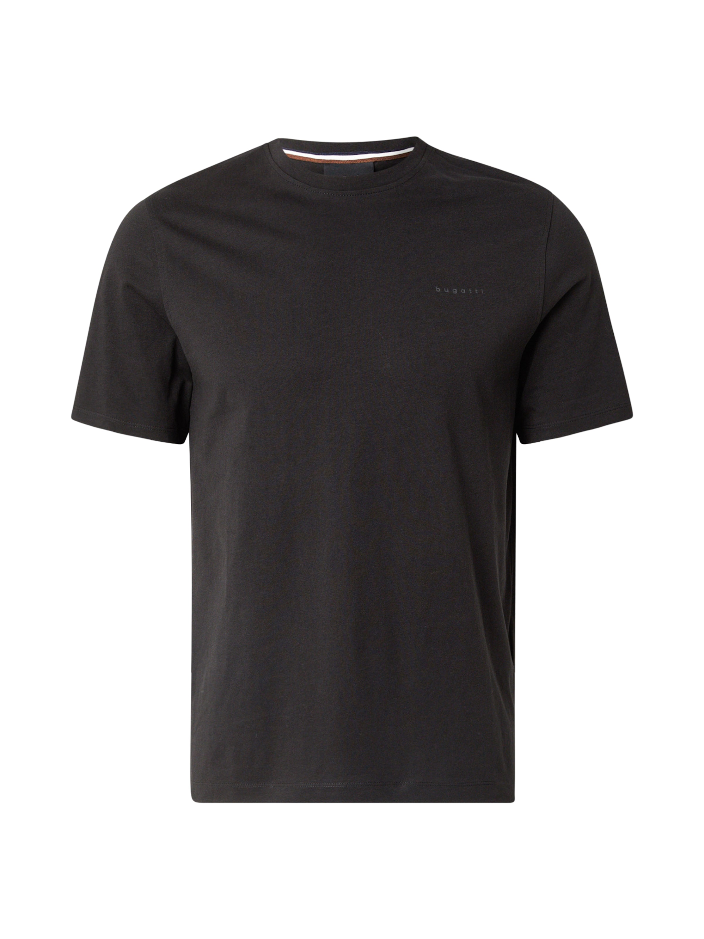 Tricou de la bugatti pe negru: față