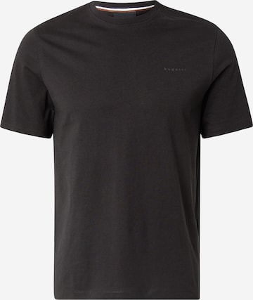 T-Shirt bugatti en noir : devant