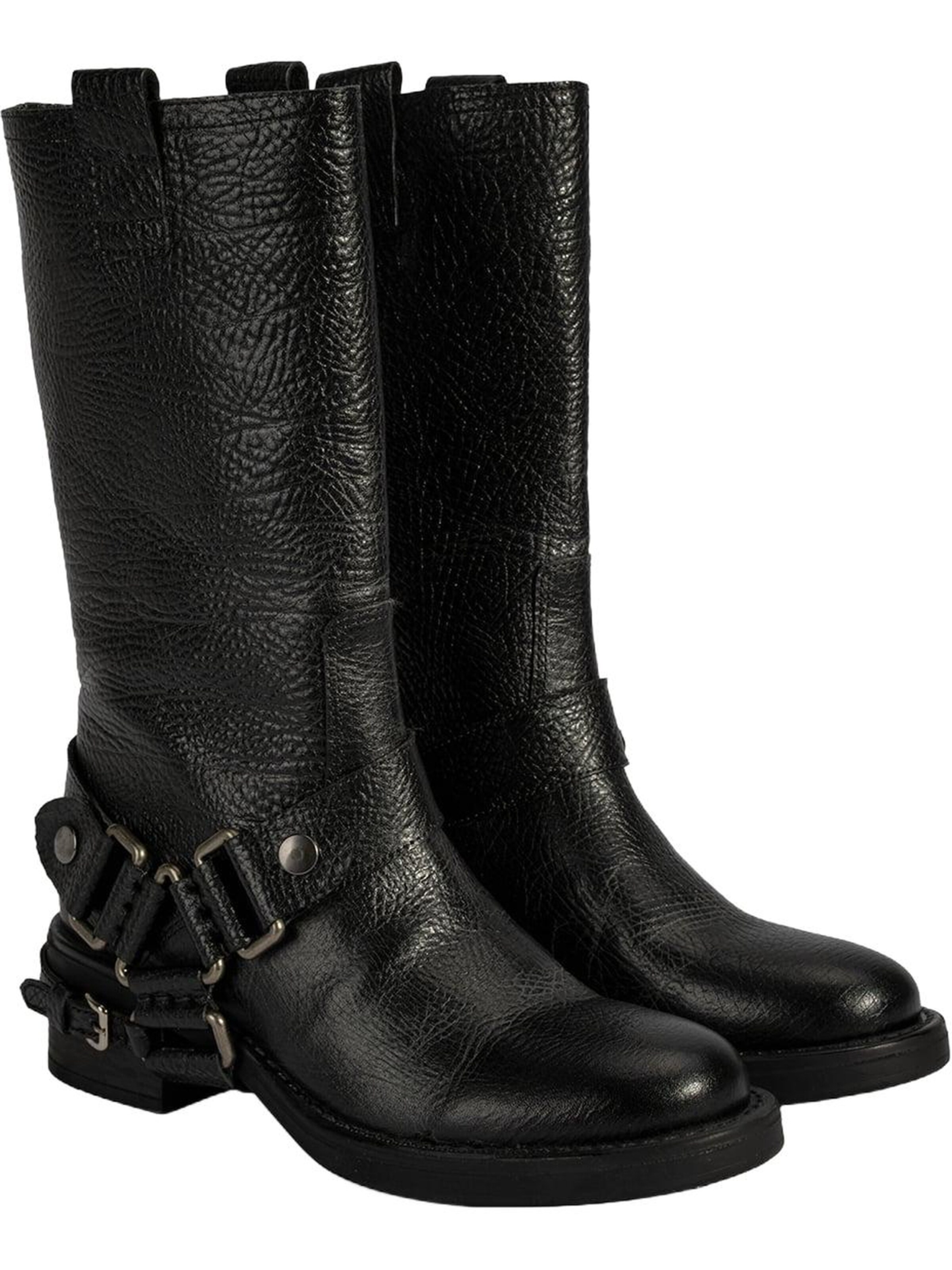 Desa - Botas 'Stiefel' en negro: frente