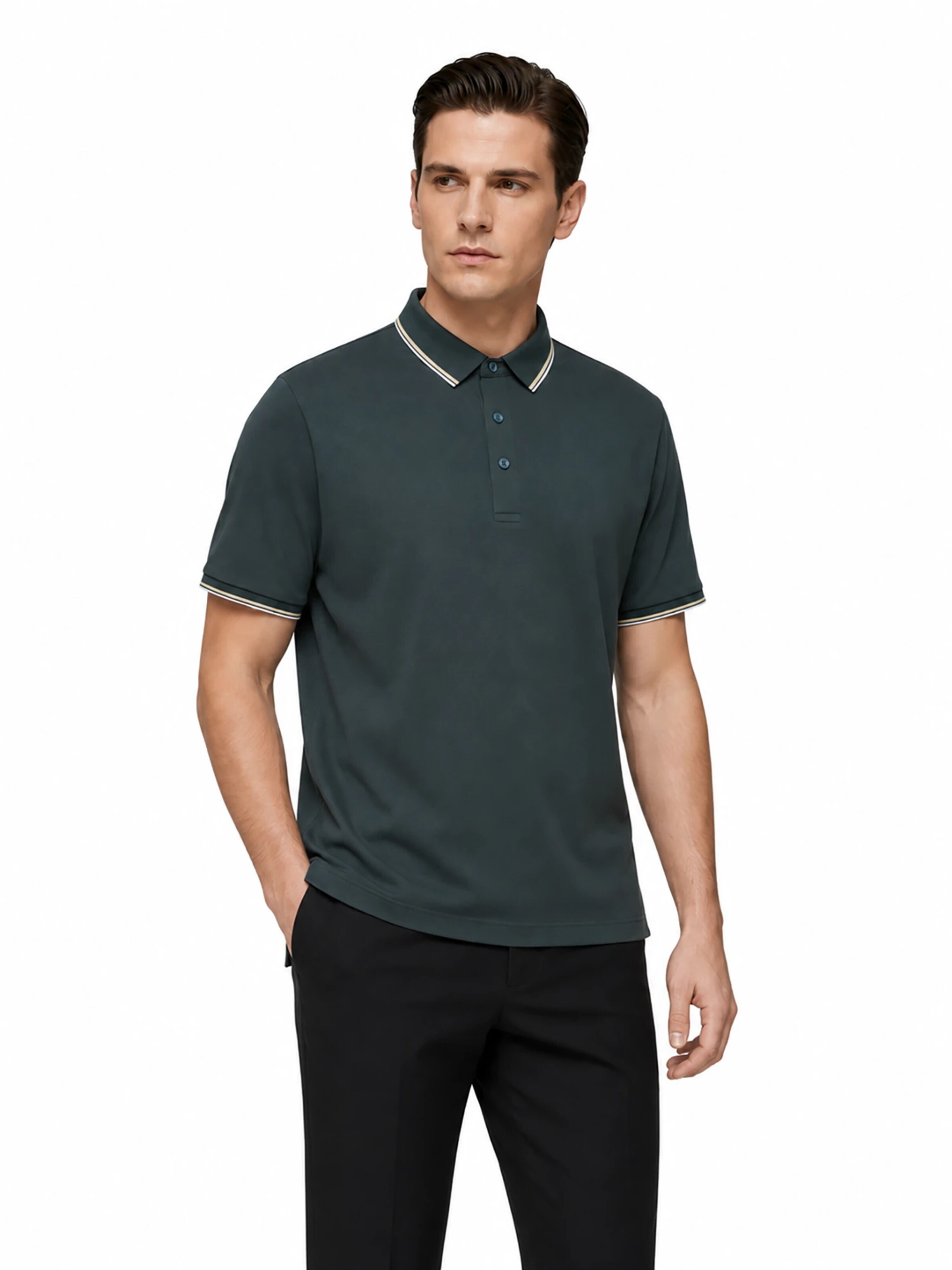 ALLTHEMEN Shirt 'Haltung' in Green